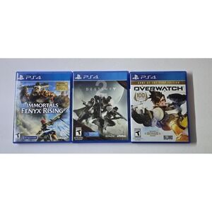 PS4 Video Game Bundle Immortals Fenyx Rising Destiny 2 Overwatch GOTY